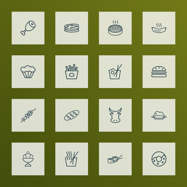 餐标系列配中式面包图片下载