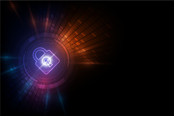 摘要安全数字技术背景图片下载