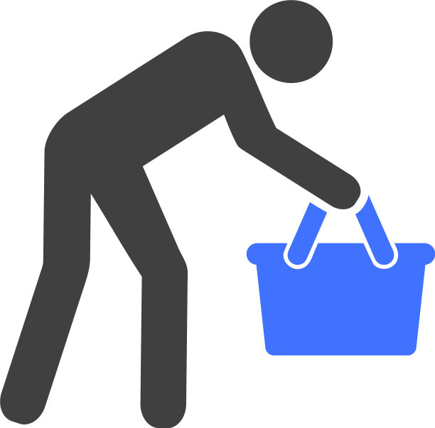 疲惫的买家形象图标图片下载