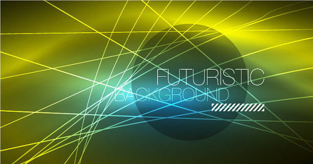 霓虹闪烁魔术背景霓虹横幅夜图片下载