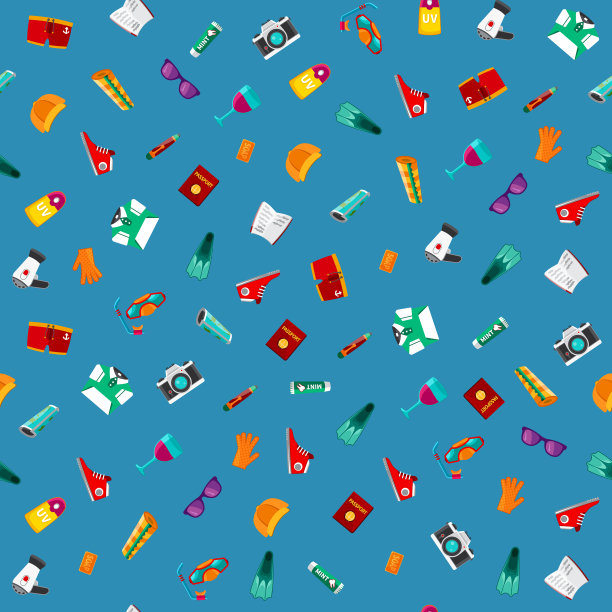 飞机旅行放大器旅游象征无缝衔接图片下载