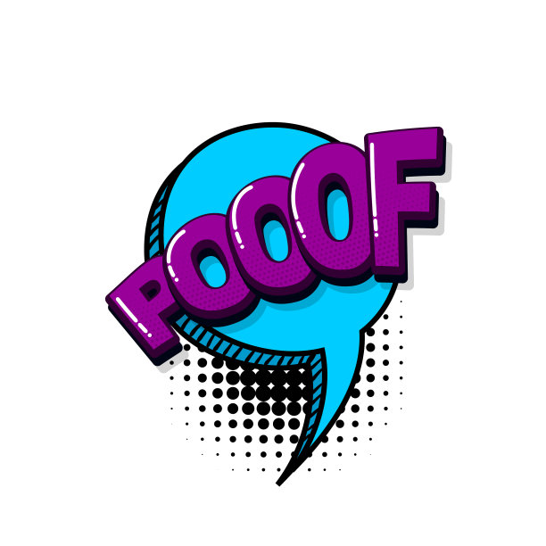 波普艺术漫画文本图片下载