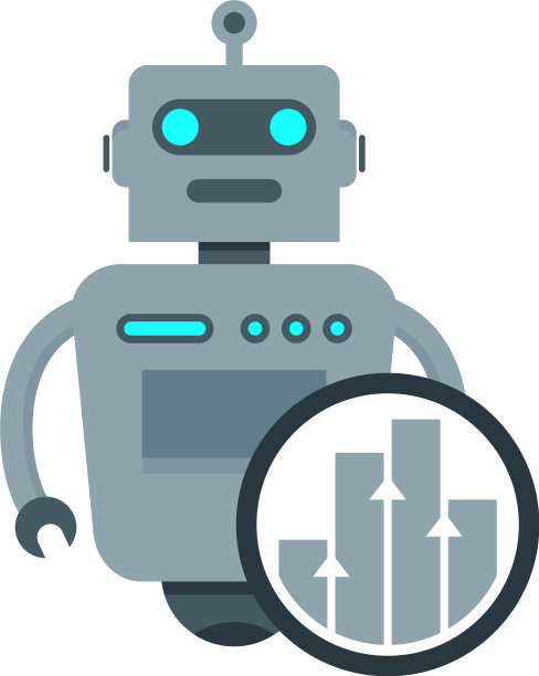 图形机器人标志图标设计图片下载