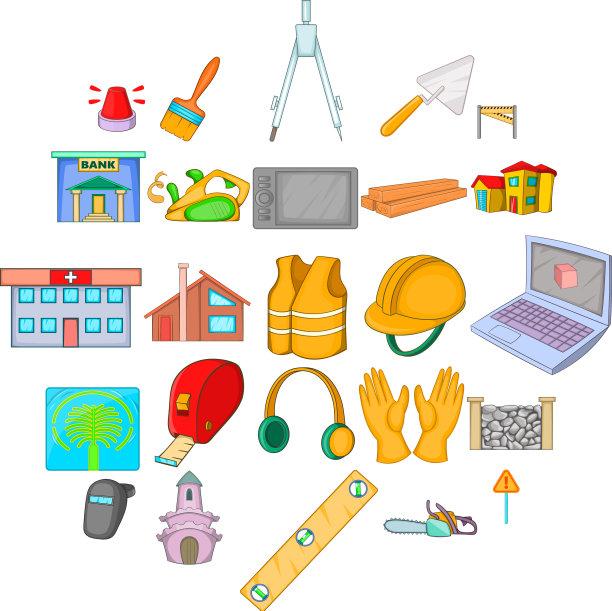 精英开发图标设置卡通风格图片下载