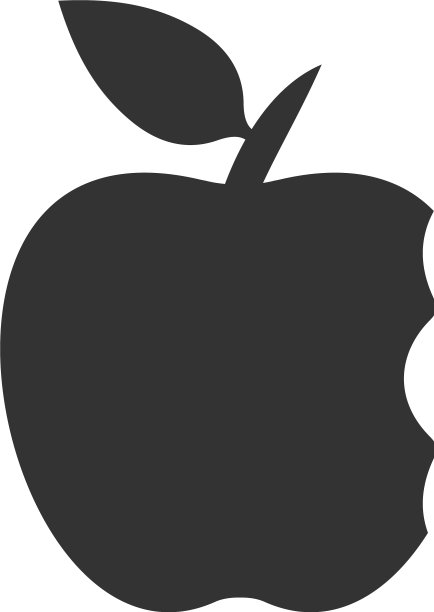 把苹果图标咬扁图片下载