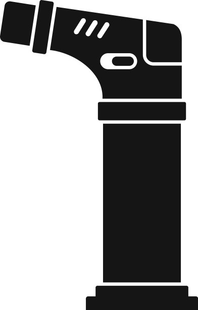 现代点烟器图标简约风格图片下载