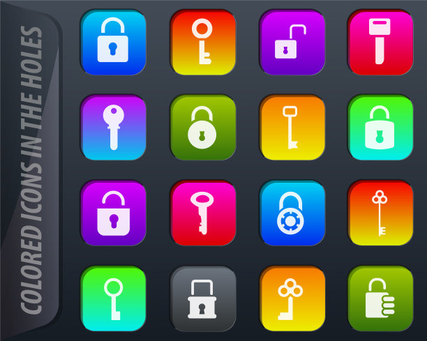 锁定和键图标设置图片下载