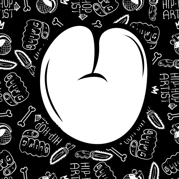 字母u套街式书法设计图片下载