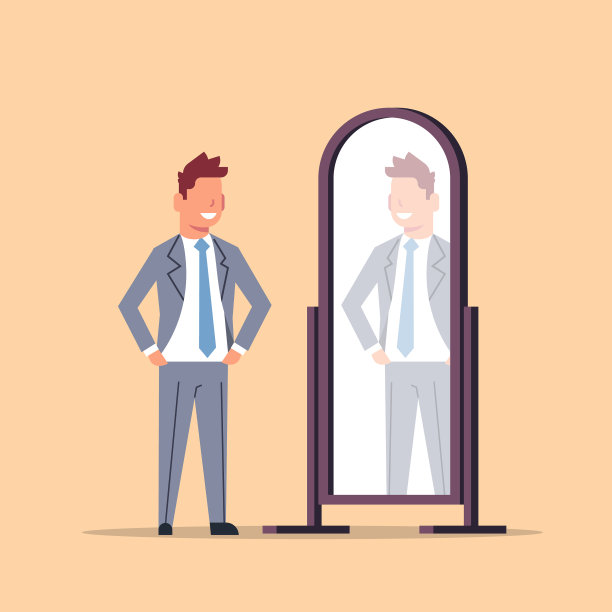 商人试穿新西装优雅图片下载