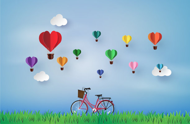 心形的气球图片下载