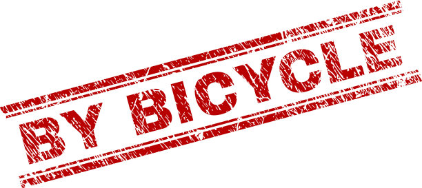 被自行车印章刮出的纹理图片下载