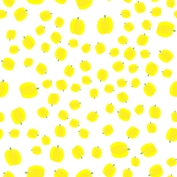 无缝花纹蔬菜套黄钟图片下载