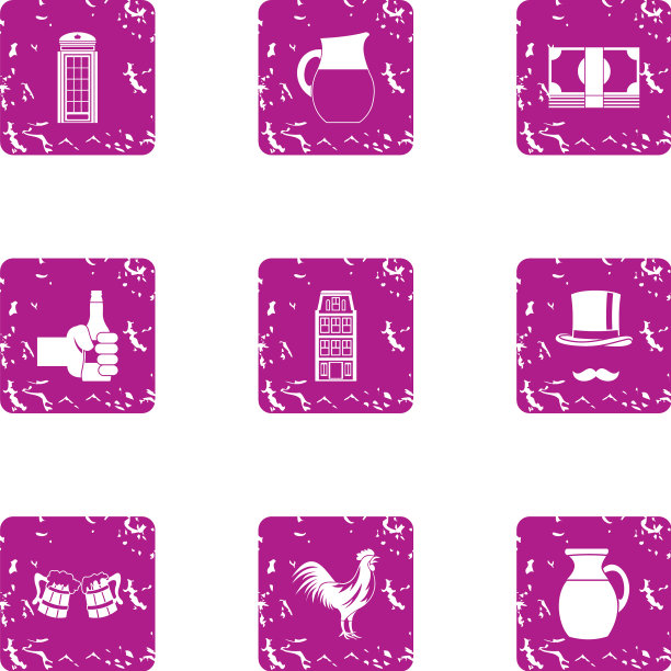 花园金钱偶像设置垃圾摇滚风格图片下载