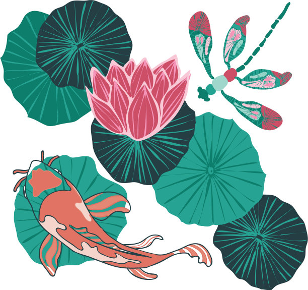 俯视图锦鲤或亚洲鲤鱼游泳在一个图片下载