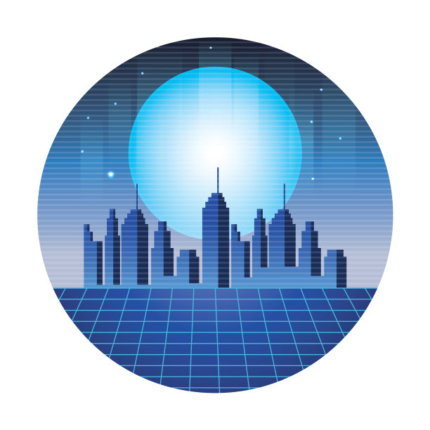 数字城市背景图片下载