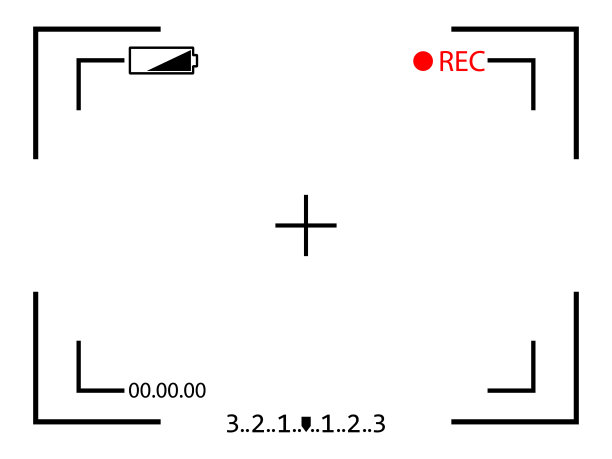相机取景器屏幕上的白色背景图片下载