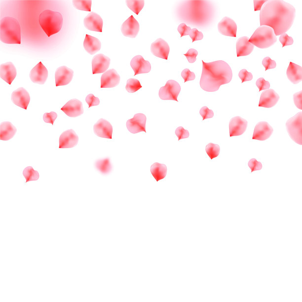 玫瑰花瓣背景图片下载