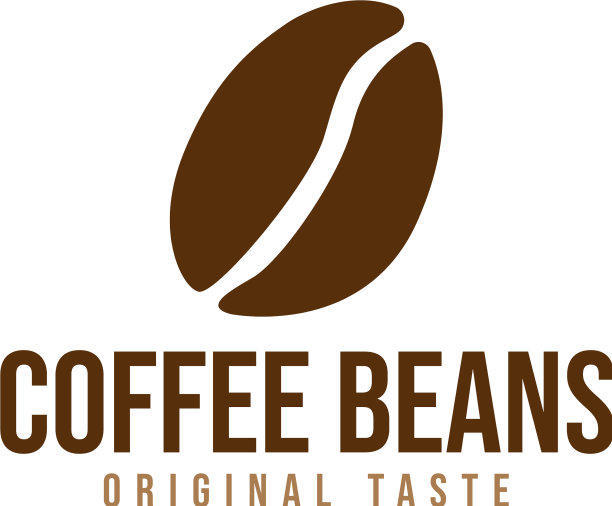 标志的咖啡豆图片下载