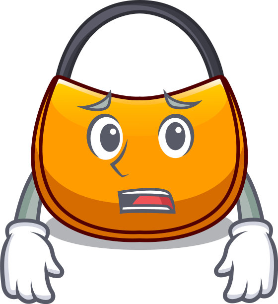 恐怕流浪汉的袋子轮廓上的形象卡通图片下载