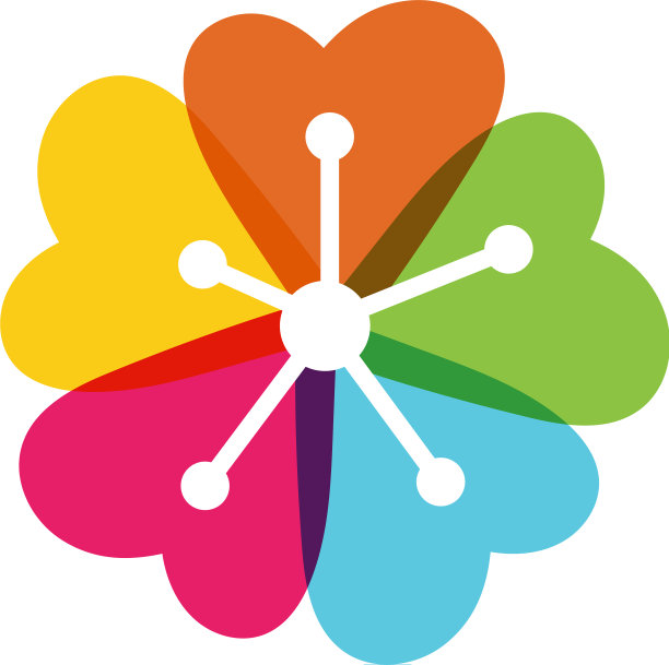 美女图标花卉设计图片下载