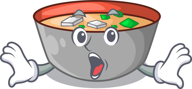 意外的是酱汤碗上的桌字图片下载