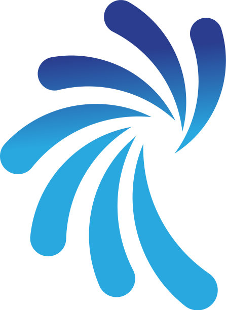 漩涡圆形标志和图标模板符号图片下载