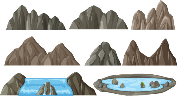 不同山的集合图片下载
