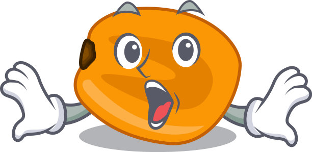 惊奇地吃了卡通形状的玉米坚果图片下载