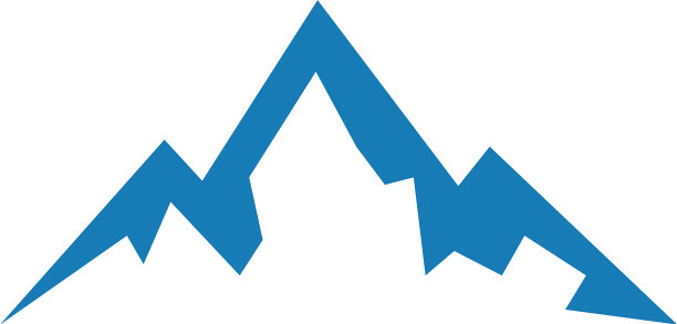 山峰logo图标元素设计模板图片下载