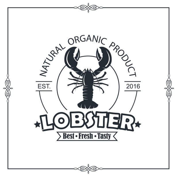 会徽与龙虾图片下载