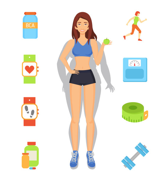 运动和饮食可以减肥图片下载