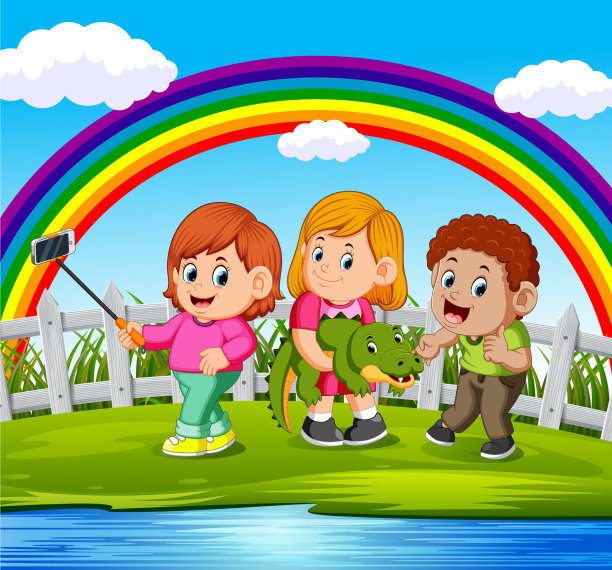 一个女人和她的朋友自拍图片下载