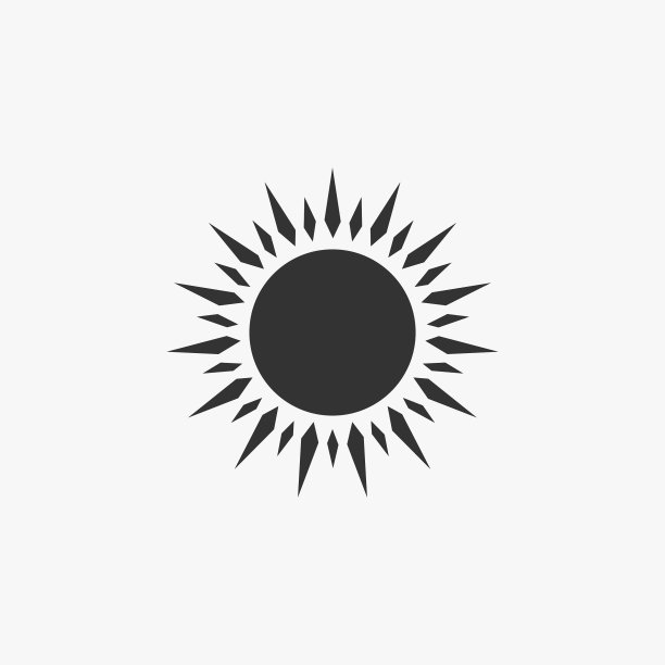 太阳图标图片下载