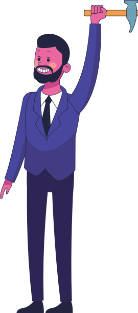 执行官商人卡通图片下载