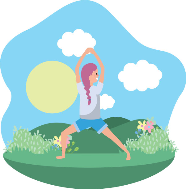 健身女性练习瑜伽图片下载