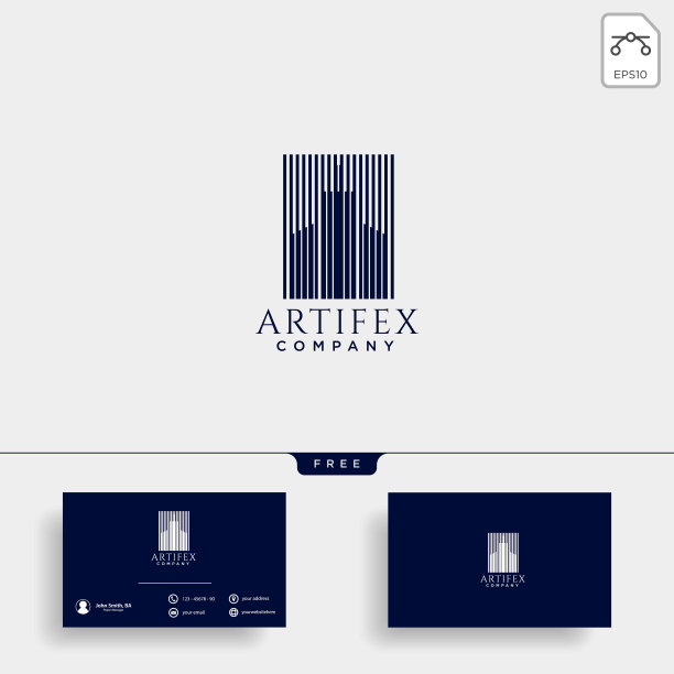 建筑设计师标志设计图标元素图片下载