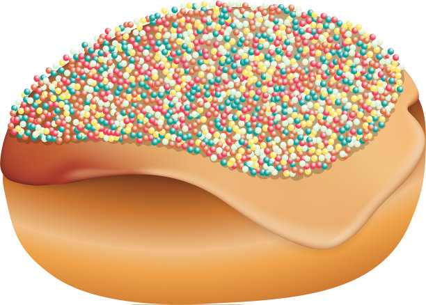 犹太面包房图标现实主义风格图片下载