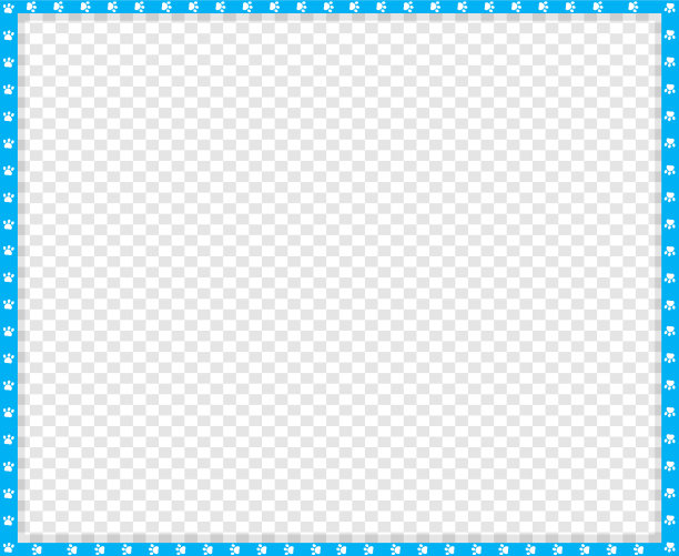 动物的青蓝和白色矩形边框图片下载