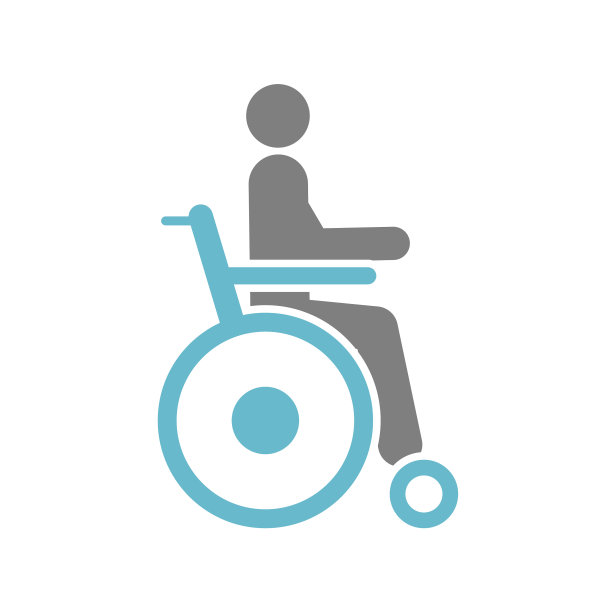 图形的白色背景上的残疾图标图片下载