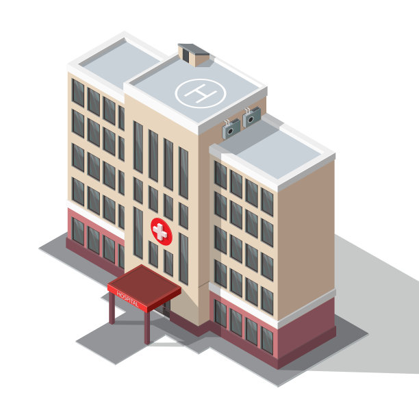 医院和救护大楼图片下载