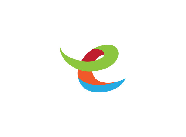 电子和网络的多色字母图片下载