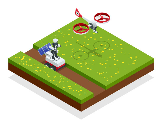 使用无人机控制作物生长水分图片下载