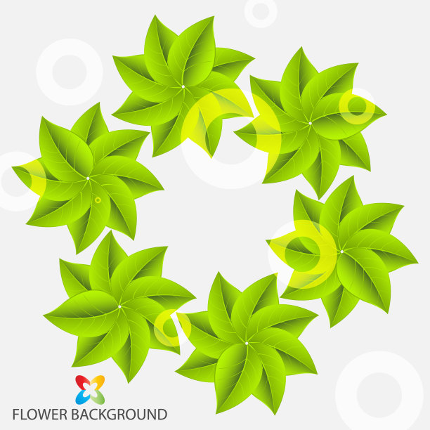 抽象的花朵背景图片下载