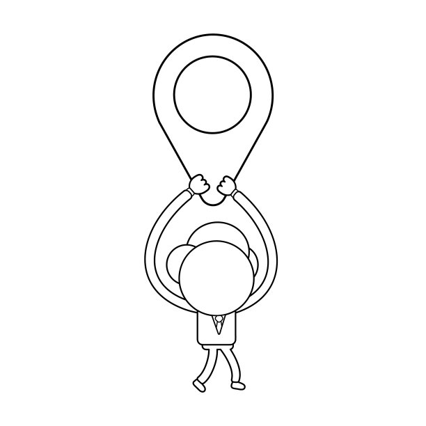 商人角色边走边举着地图图片下载