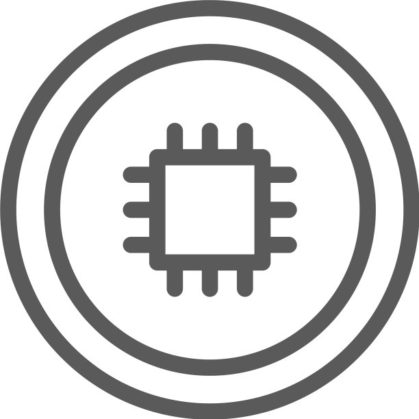 带有主板区块链加密货币的硬币图片下载