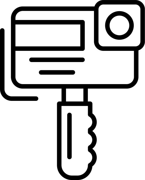 动作相机图标轮廓风格图片下载