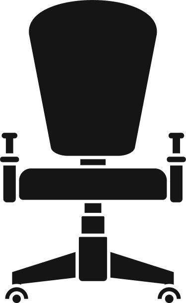 办公桌椅图标简约风格图片下载
