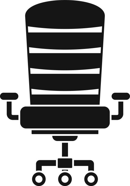 现代桌椅图标简约风格图片下载