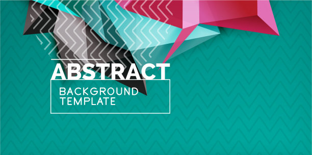 三角形低聚背景设计图片下载