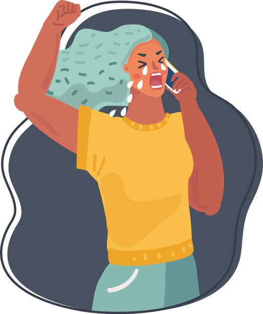 女人拿着手机在哭图片下载